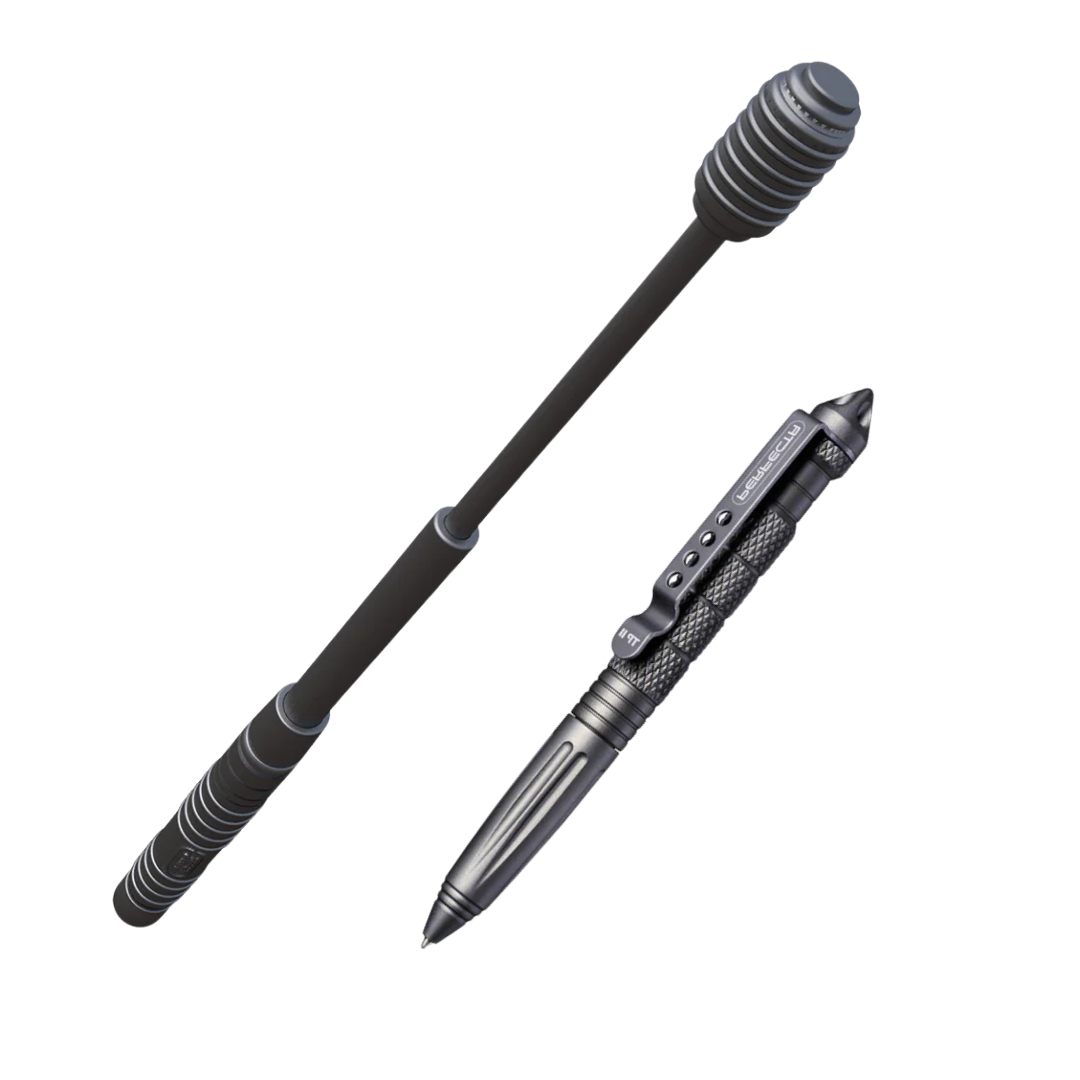accessori tattici: bastone estensibile e penna tattica