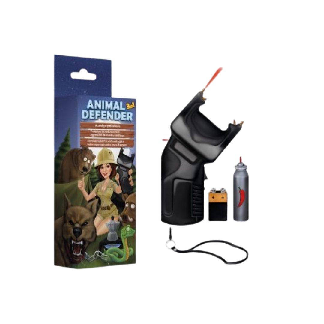 Animal Defender HOT - Dissuasore Elettrico + Spray al Peperoncino - immagine 3